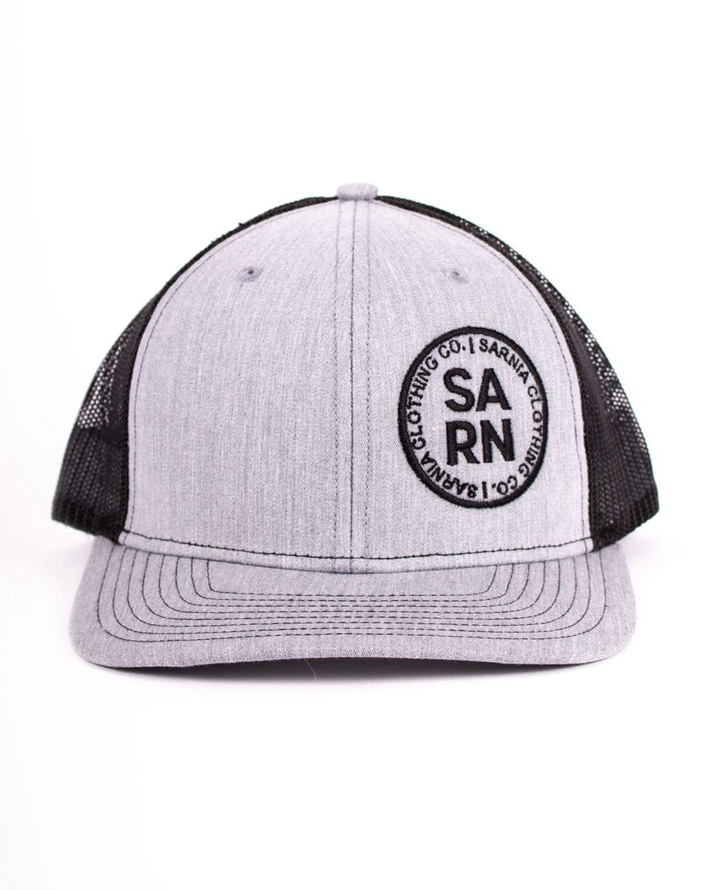 Black & Grey Mesh Back Hat – sarniaclothingcompany