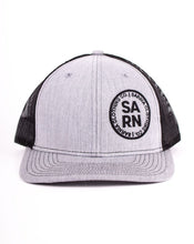 Load image into Gallery viewer, Black &amp; Grey Mesh Back Hat
